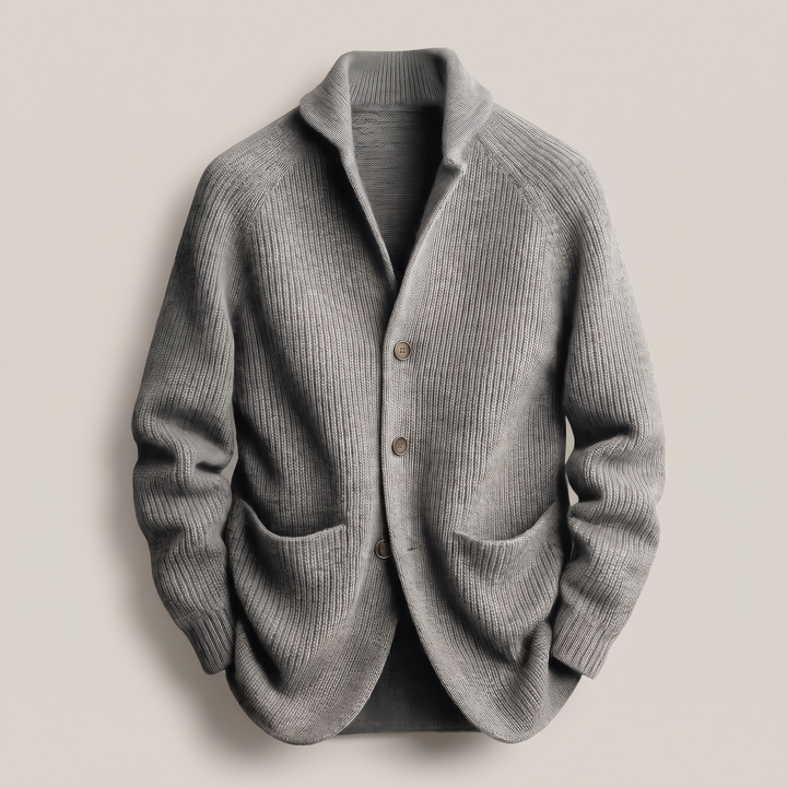 Ravine | Ribbed Knit Blazer – Versatile Smart-Casual Style for Men