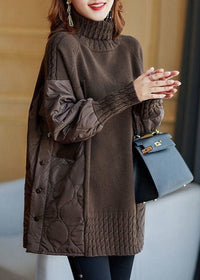 Olivia | Modern And Timeless Patchwork Turtleneck Sweaters