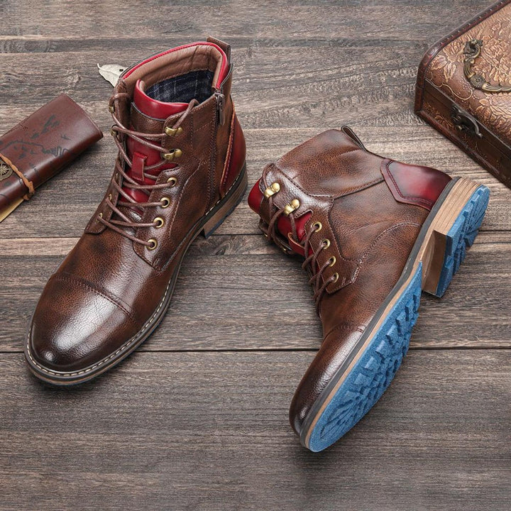 Nathan | Stivali Oxford da uomo in pelle, sofisticati e classici