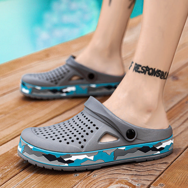 Nicholas | Atmungsaktive und stilvolle Herren-Outdoor-Slip-on-Clogs