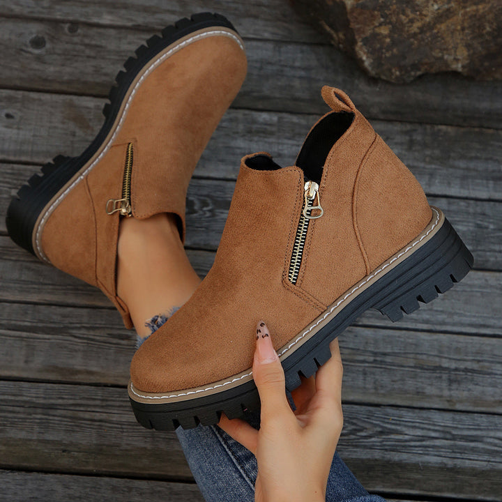 Sienna | Bottines chic à plateforme et semelle épaisse