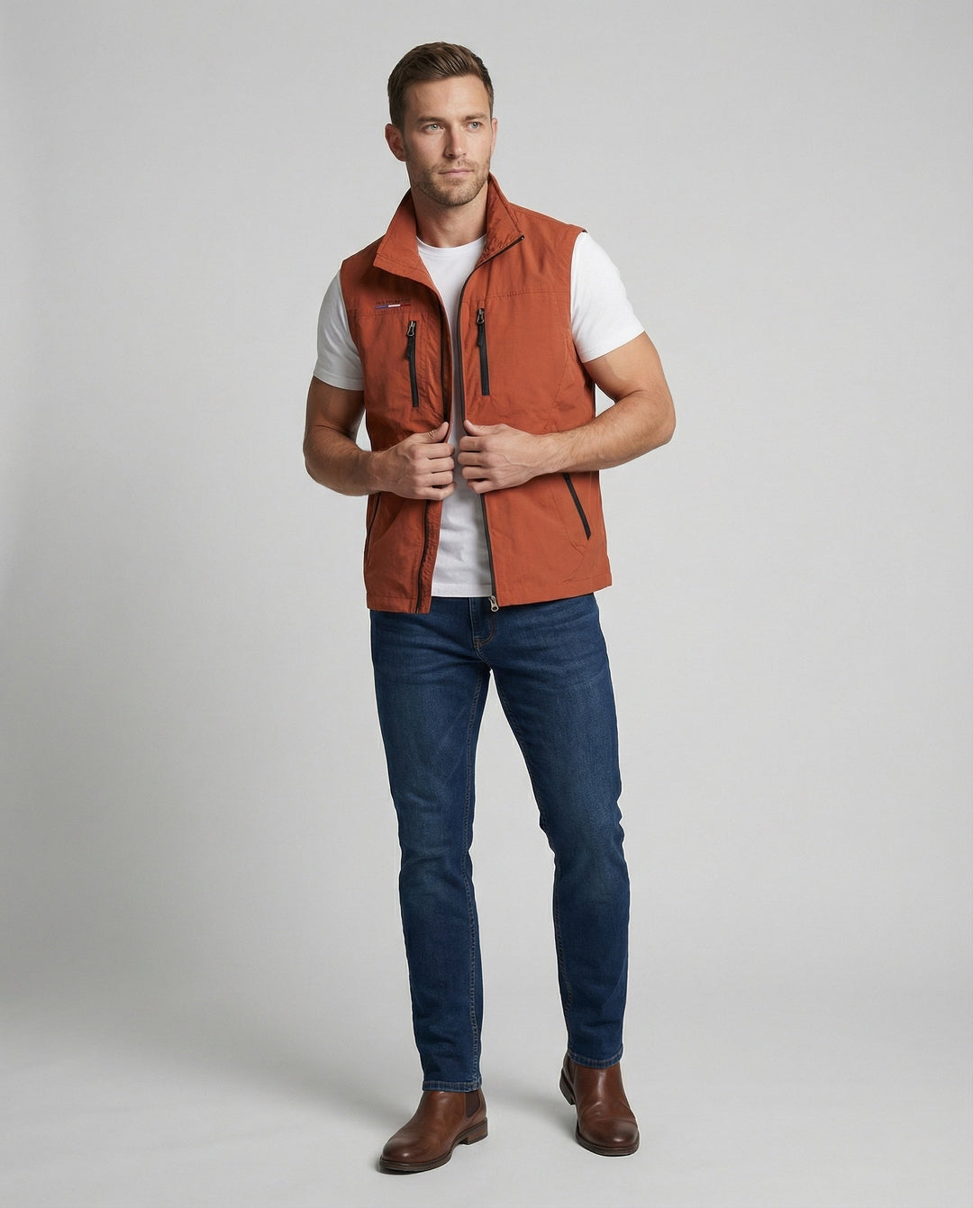 Asher | Gilet d’extérieur décontracté, léger et polyvalent