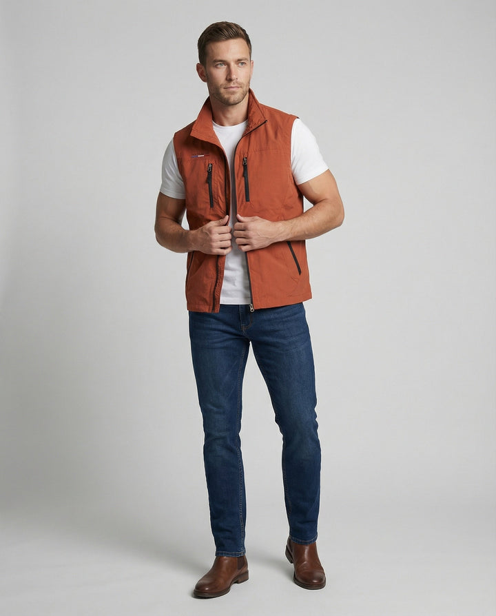 Asher | Gilet d’extérieur décontracté, léger et polyvalent