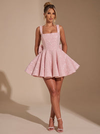 Aurelia | Sparkling Sequin Fit-And-Flare Party Dress
