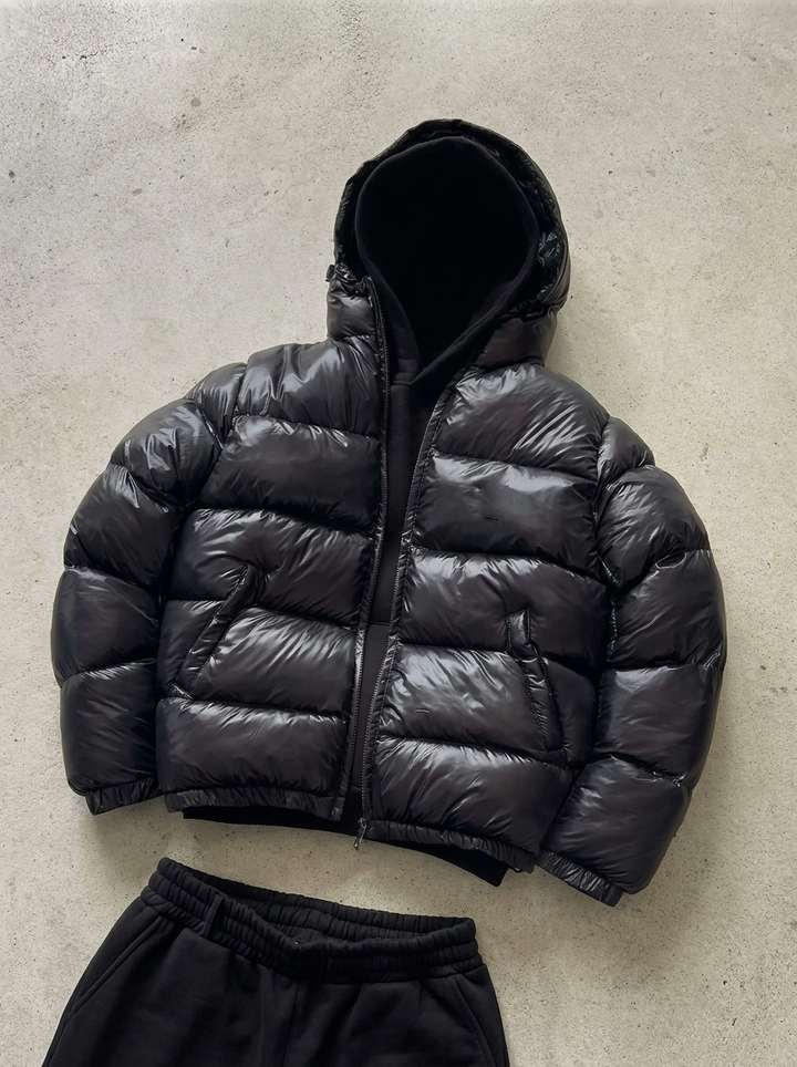 Pinnacle | Men's Hooded Puffer Jacket for Style and Warmth