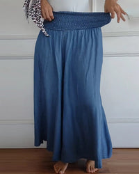 Grace | Pantaloni premium e confortevoli in cotone a gamba larga