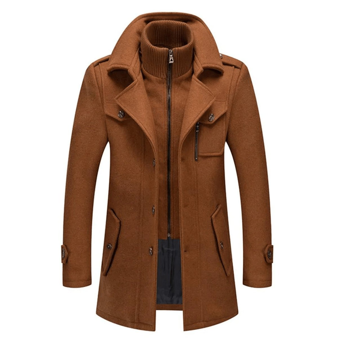Lukas | Wool Coat – Slim Fit Winter Style for Men