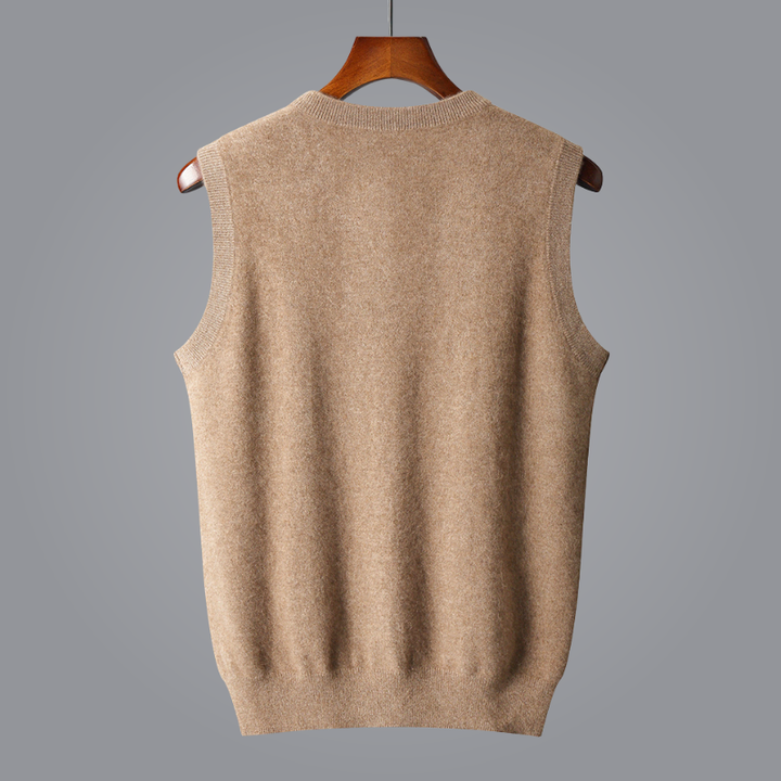 Aurora | Gilet lavorato a maglia morbido e lussuoso in cashmere
