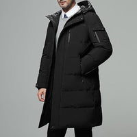 Marcus | Refined And Comfortable Hooded Longline Puffer Jacket