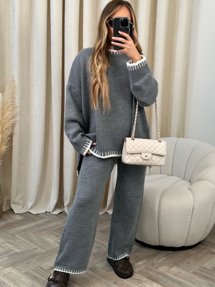 Willow | Comodo ed elegante completo lavorato a maglia a due pezzi