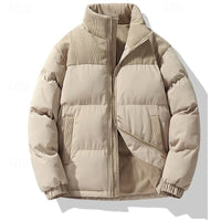 William | Luxury Quilted Puffer Jacket with Stand-Up Collar