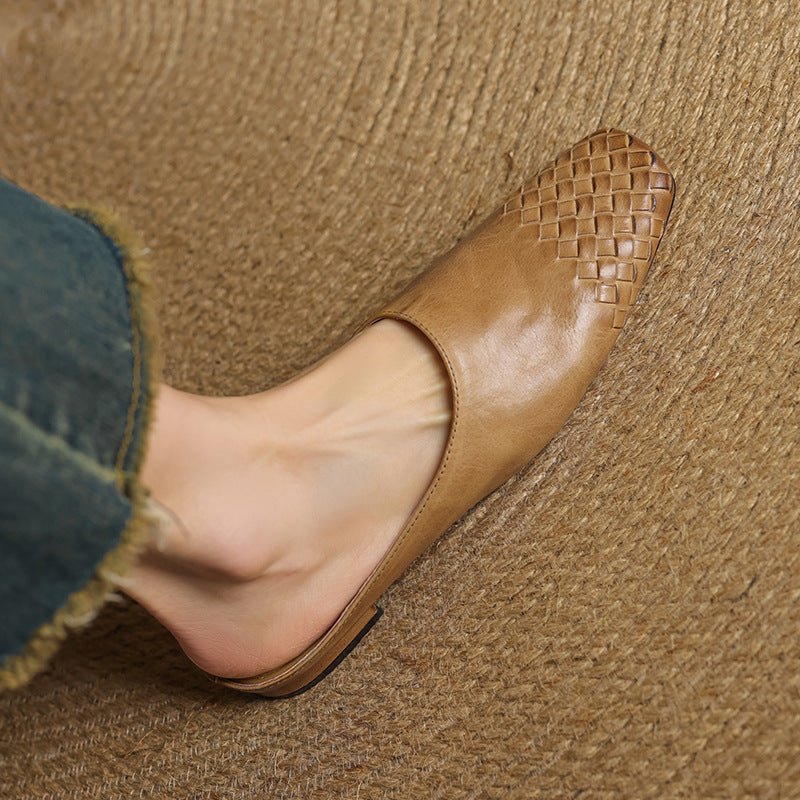 Harper | Mules eleganti e comode in pelle intrecciata