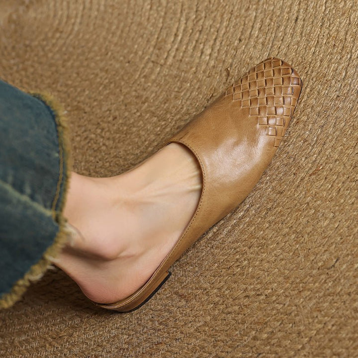 Harper | Mules eleganti e comode in pelle intrecciata