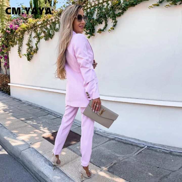 Amelia | Raffinato e sartoriale completo con blazer a due pezzi