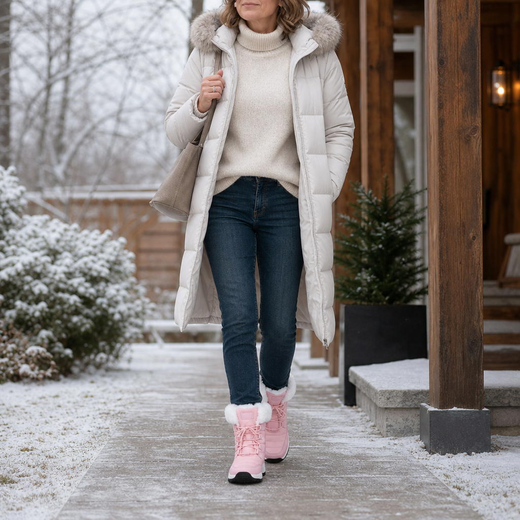 Cozywalk | Snow Boots – Fleece-Lined Non-Slip Design for Women