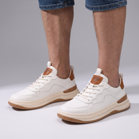 Oscar | Streamlined Leather Sneakers with Cushioned Everyday Support