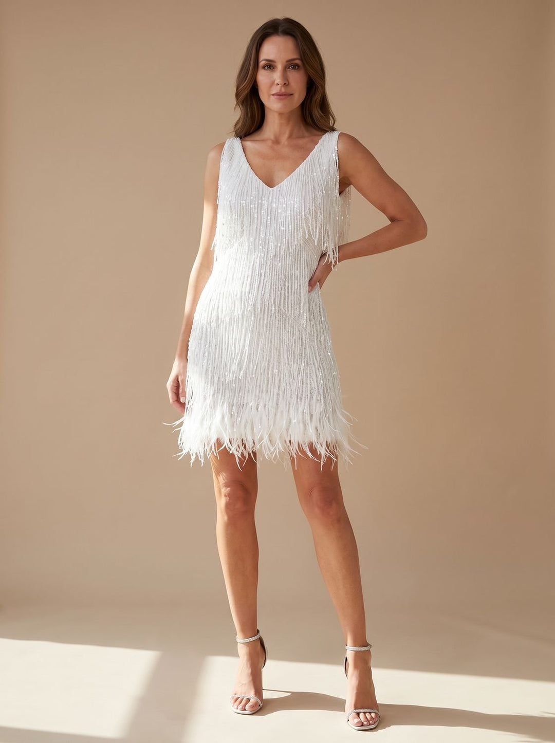 Layla | Sequin Fringe Mini Dress for Women