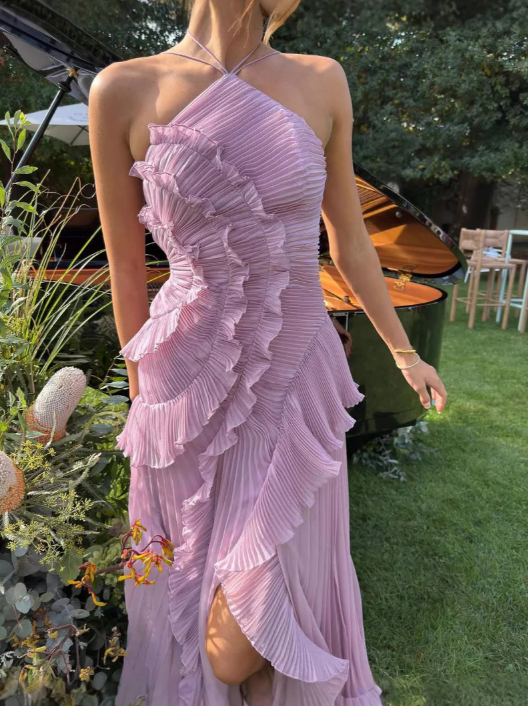 Estelle | Wedding Guest Dress – Elegant Halter Style for Women