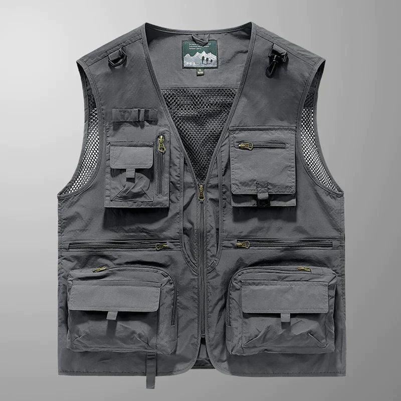 Logan | Gilet cargo da esterno resistente e funzionale