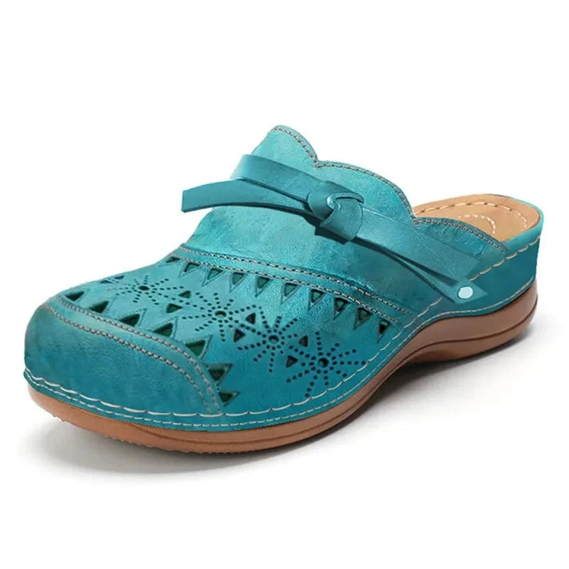 Wentworth & Rowe | Clogs – Backless Design with Knotted Strap