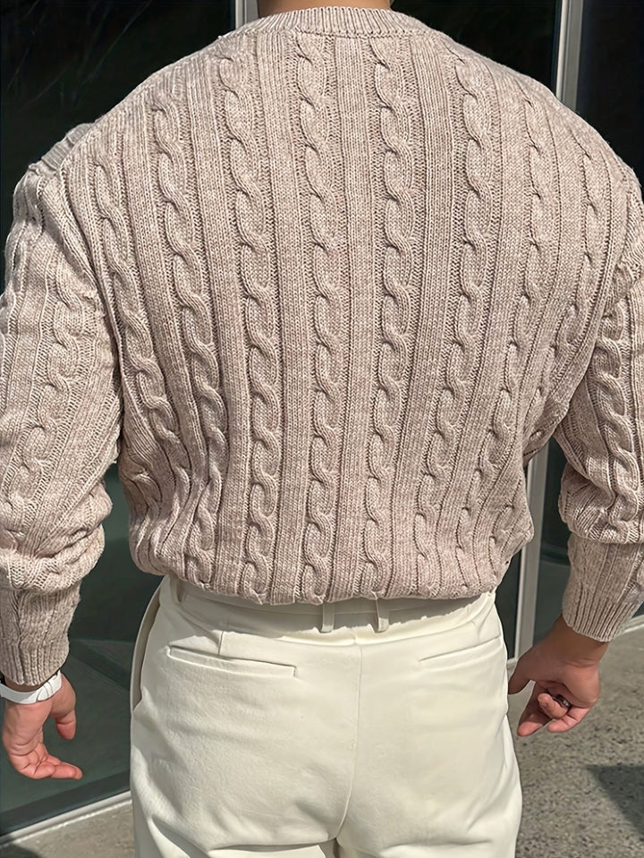 Jonas | Cable Knit Sweater – Everyday Comfort for Men