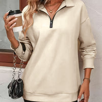 Mia | Elegant Zip Sweatshirt with a Relaxed Everyday Fit