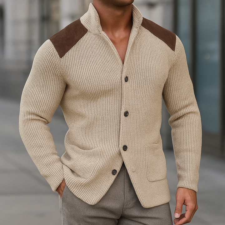 Stephan | Blazer in maglia testurizzata confortevole e raffinato