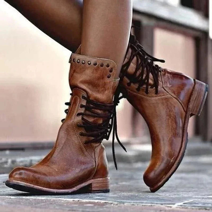 Sienna | Bottines à lacets d’inspiration western
