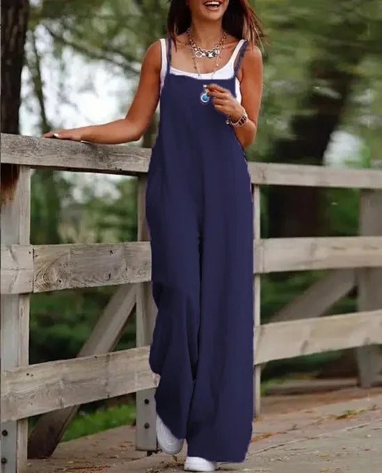 Elfriede | Wide-Leg Jumpsuit for Women with Adjustable Straps