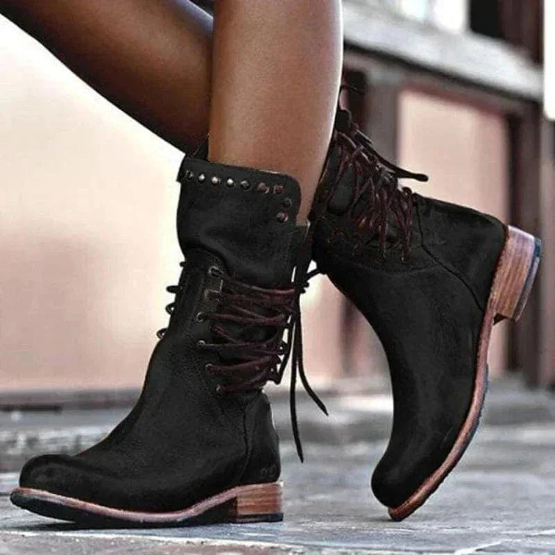 Sienna | Bottines à lacets d’inspiration western