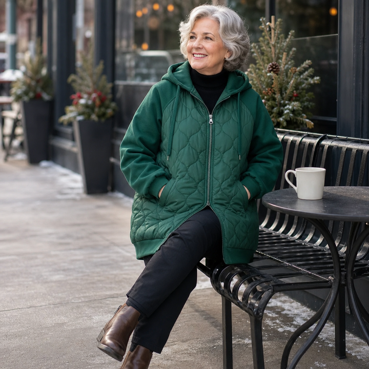 Wearbella | Quilted Hooded Puffer Jacket for Women
