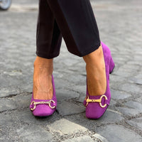 Claire | Elegante und stabile Loafer mit breitem Absatz