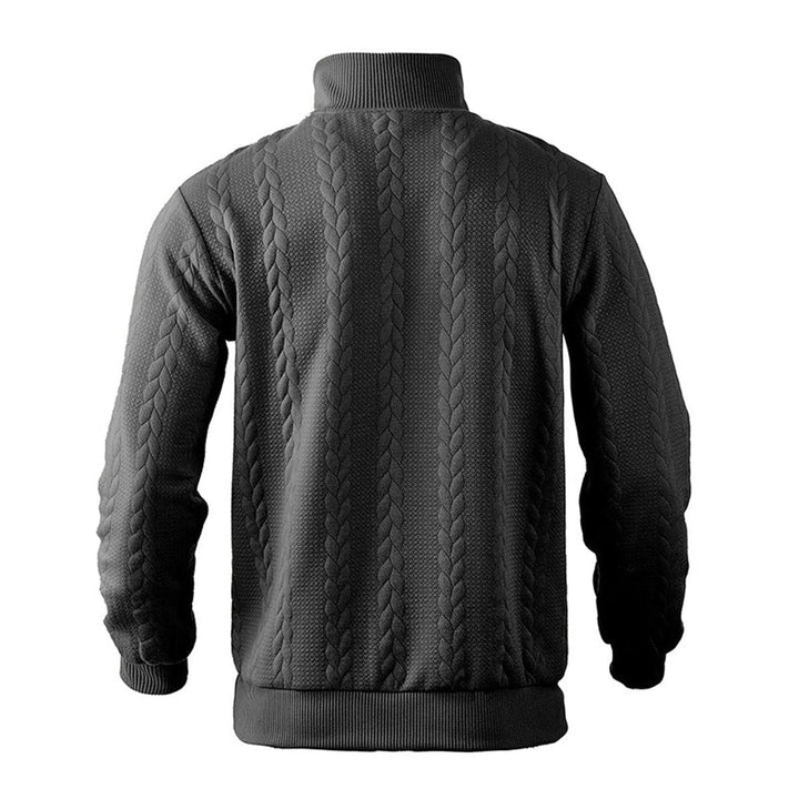 Andreas | Knit Sweater – Stylish Quarter-Zip Design for Men