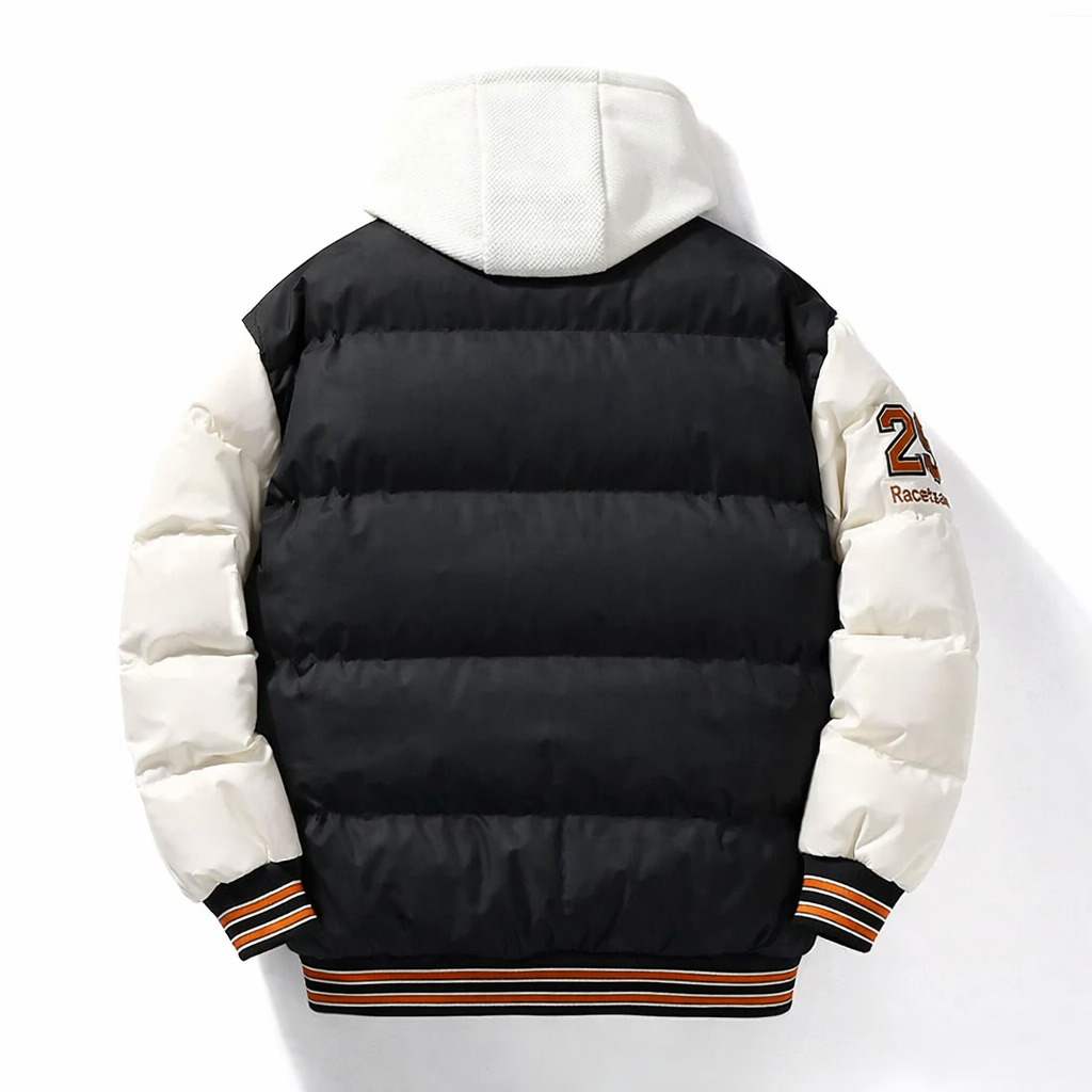 Raven | Hooded Puffer Jacket – Modern Urban Style for Men