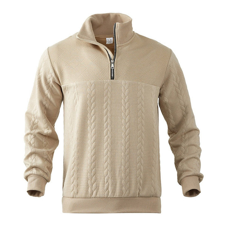 Andreas | Knit Sweater – Stylish Quarter-Zip Design for Men