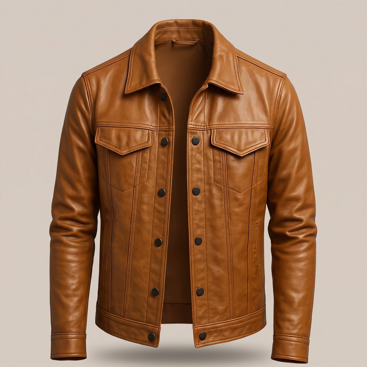 Camden | Leather Jacket – Effortless Edge for Men