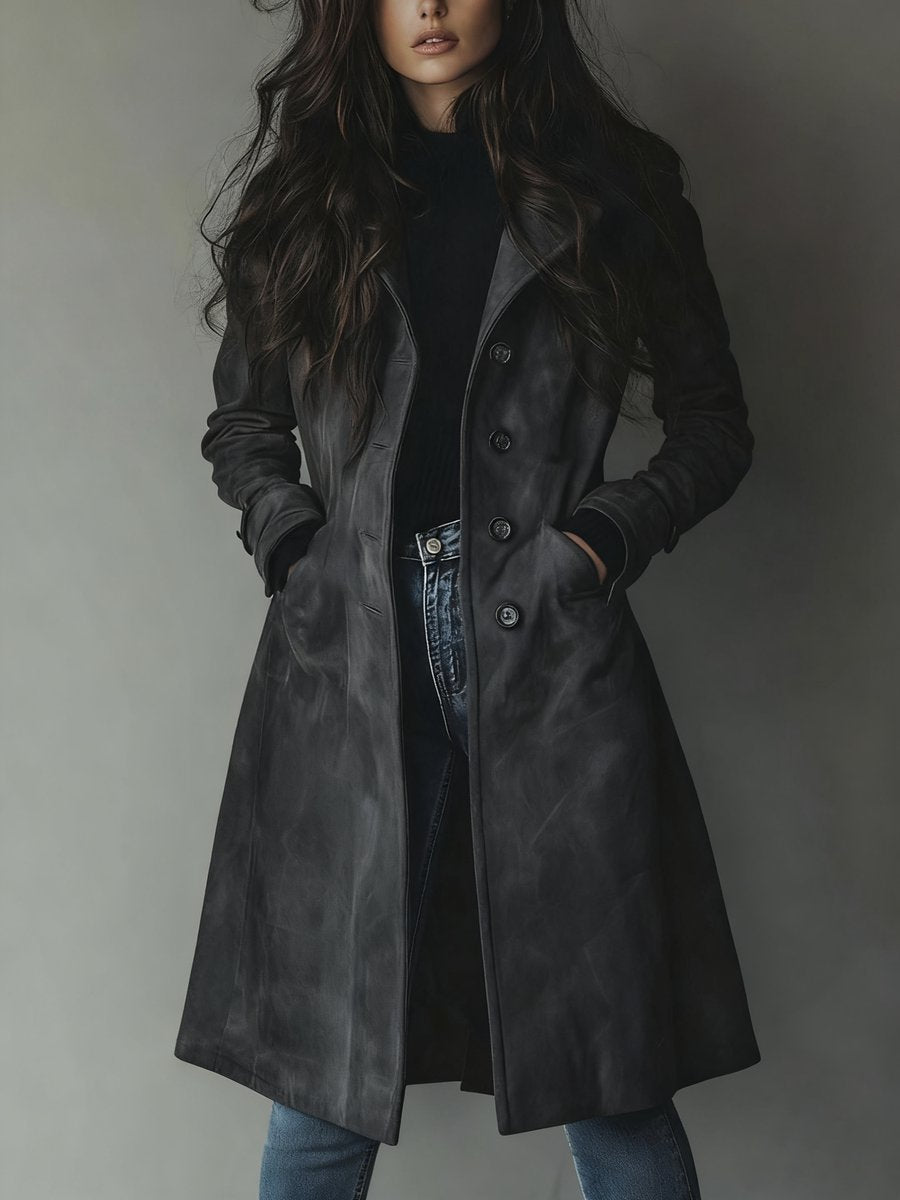 Victoria | Trench lungo doppiopetto elegante