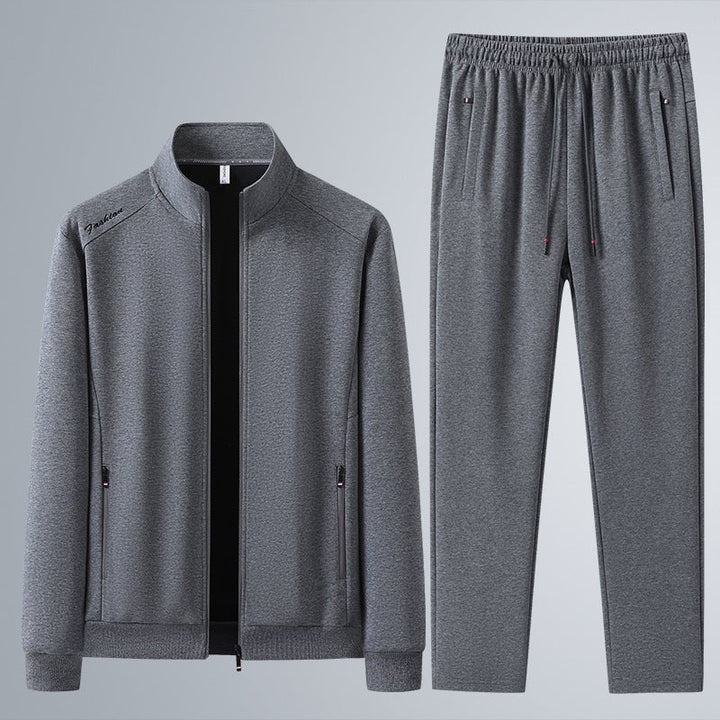 Flashwear | Sports Suit with Stand-Up Collar and Zipper for Men