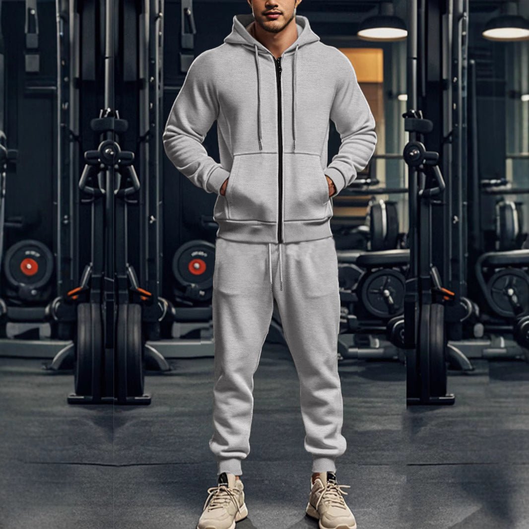 Drune | Men's Sports Tracksuit – Comfortable Zip-Up Hoodie