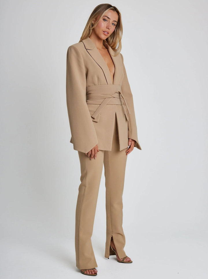 Camille | Blazer di lusso chic e raffinato con cintura