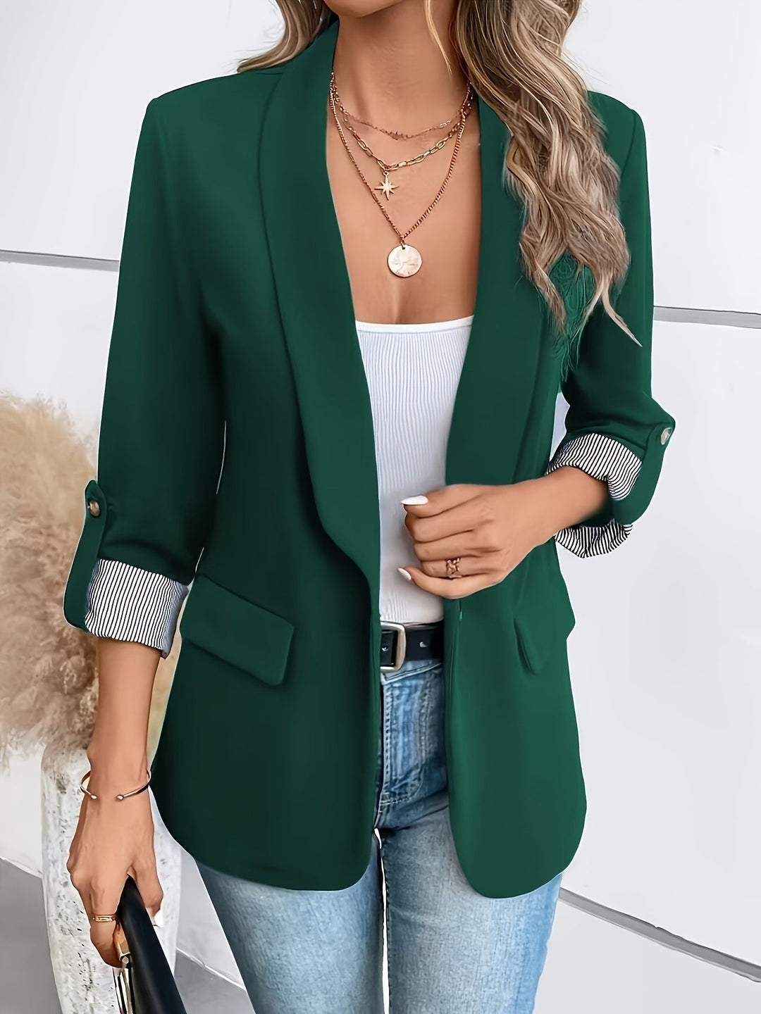 Clara | Blazer elegante e versatile con maniche arrotolabili