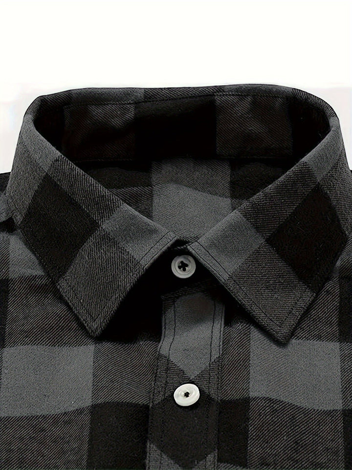 Miles | Flannel Shirt – Classic Checked Style for Men