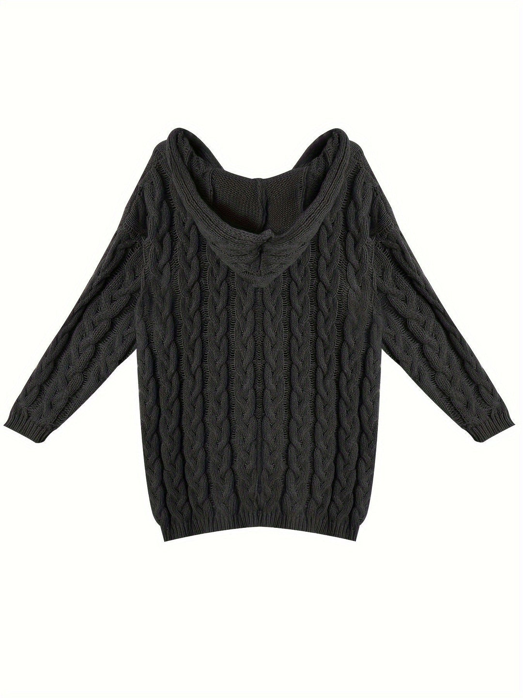 Florence | Cable-Knit Sweater – Relaxed V-Neck Style