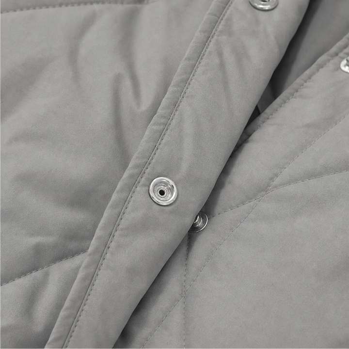 Wearbella | Diamond Quilted Hooded Puffer Jacket – Stylish Warmth for Women