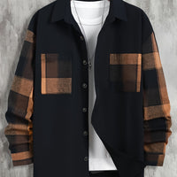 Noah | Lumberjack Colour-Block Pocket Shirt with Rugged Everyday Style