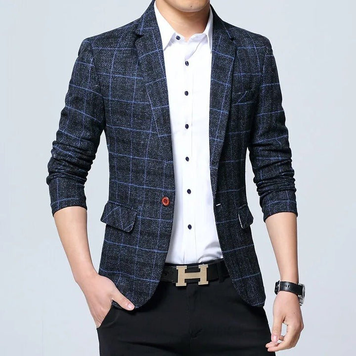 Calvin | Checkered Blazer – Tailored Fit for Men