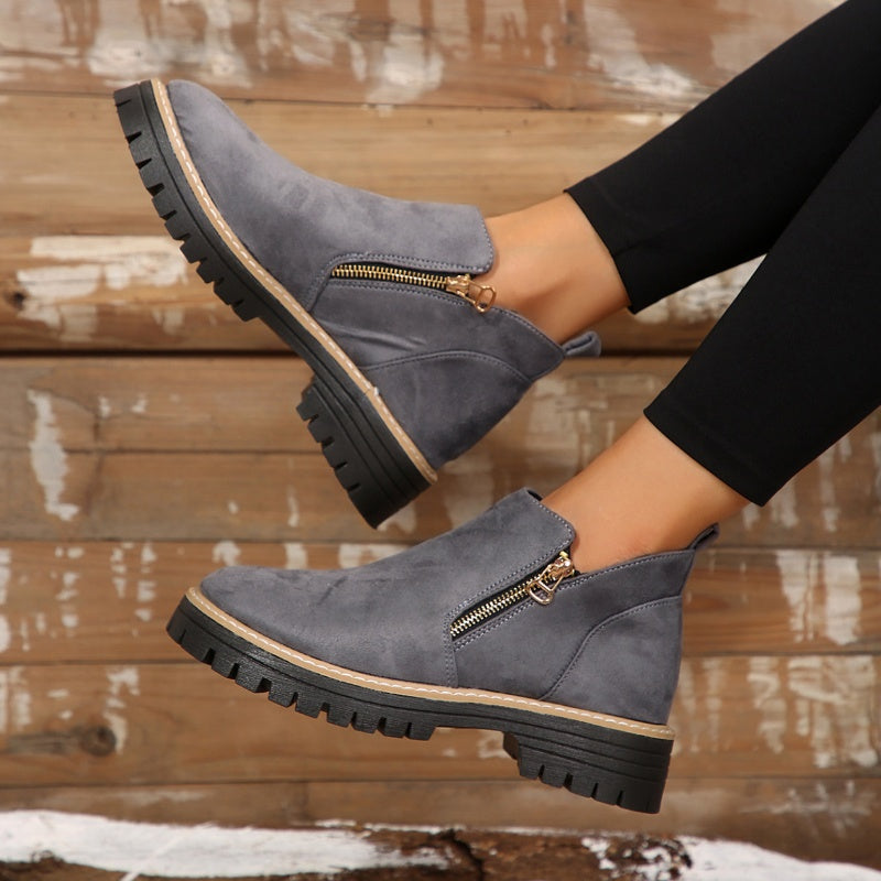 Sienna | Bottines chic à plateforme et semelle épaisse