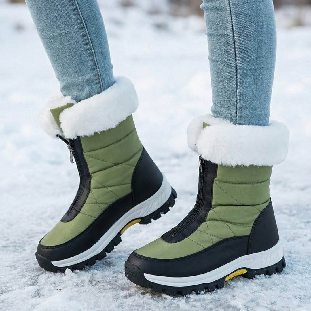 Frostara | Waterproof Winter Boots – Fur Lined Style for Women