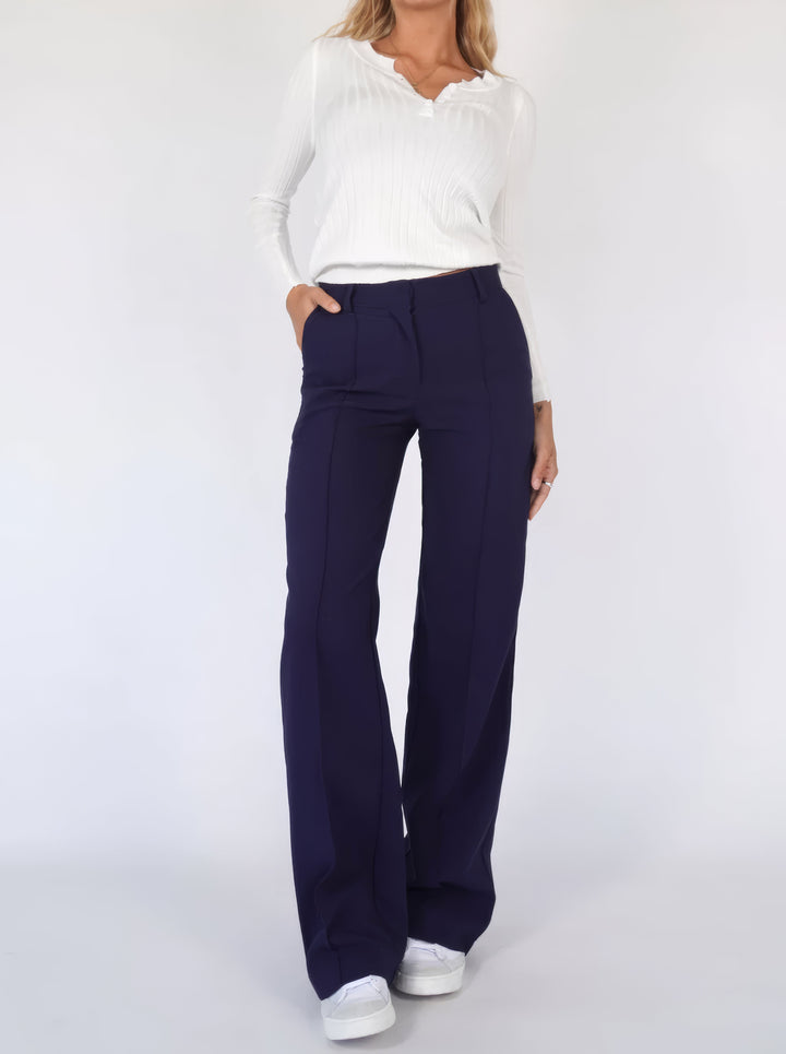 Emma | Pantaloni da tutti i giorni senza tempo e dalla vestibilità rilassata a gamba larga