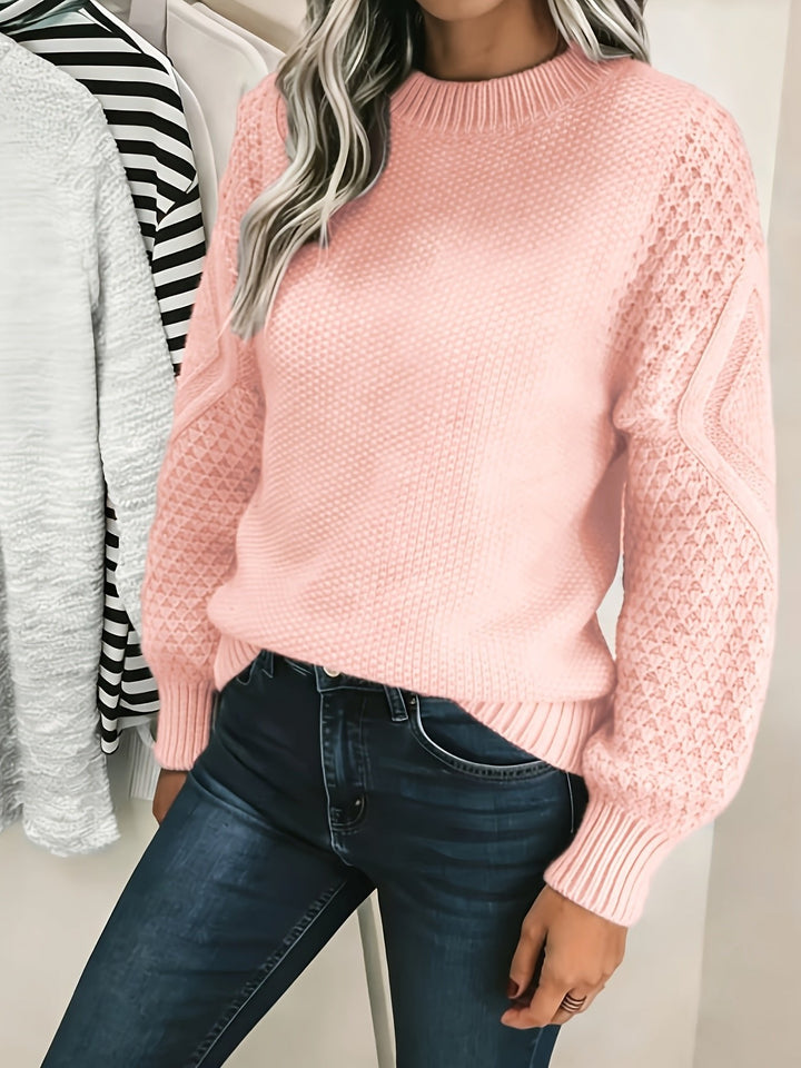 Bonnie | Lantern-Sleeve Sweater – Cozy Style for Women